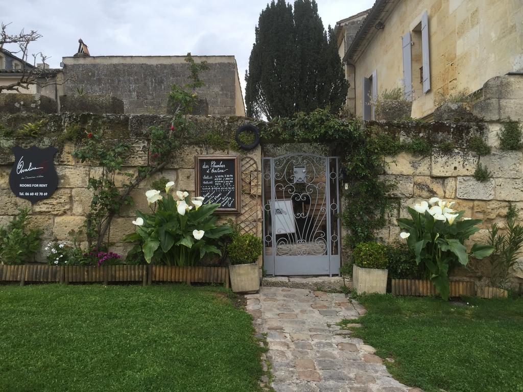 Les Chambres D'Ovaline Saint-Émilion Exterior foto